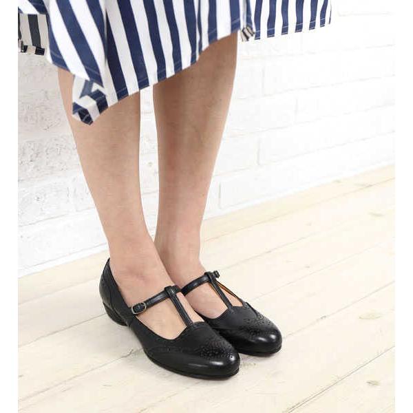 Chausser ショセ レザー ウィングチップ Tストラップ パンプス C 2217 Buyee Buyee 日本の通販商品 オークションの代理入札 代理購入
