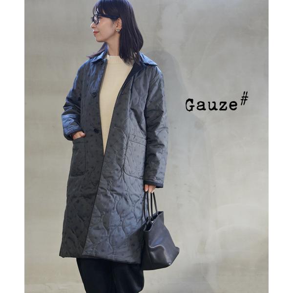 ガーゼ オリジナルドットキルト リバーシブルコート Gauze# レディース