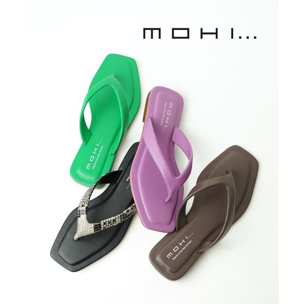 mohi★トングサンダル★黒★レザー Ray BEAMS（レイ ビームス）MOHI / トング サンダル（シューズ