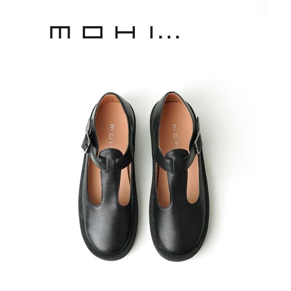 【極美品】モヒMOHI 609A-2 Tストラップコンフォートシューズ 本革 楽天市場】MOHI モヒ カウレザー Tストラップ シューズ gu2-609a