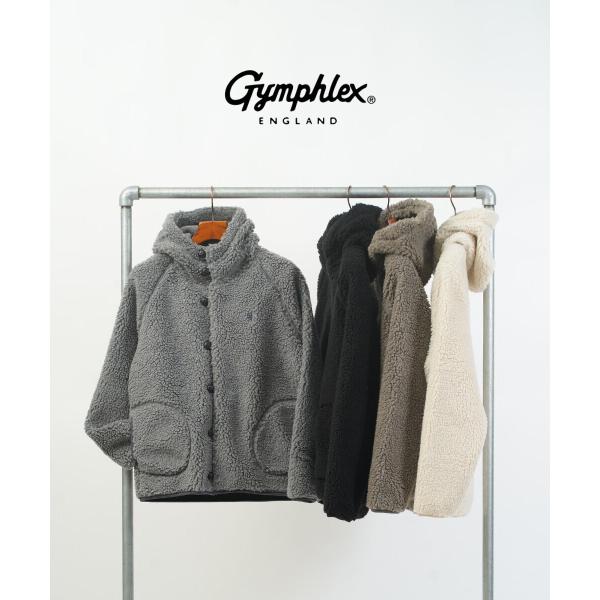 GYMPHLEX（ジムフレックス） ボア フードジャケット Gymphlex 2025秋冬