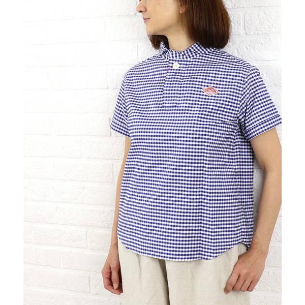 最終決算 ダントン プルオーバーシャツ 半袖シャツ オックスフォード ギンガムチェック ポロシャツ Www Qiraatafrican Com