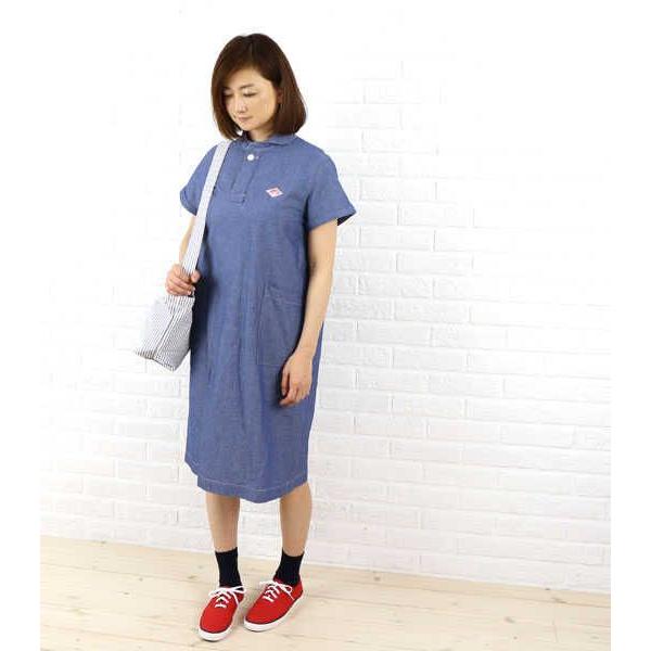ー品販売 Danton シャンブレーシャツワンピース ダントン Danton ひざ丈ワンピース Www Basistech Com Sg