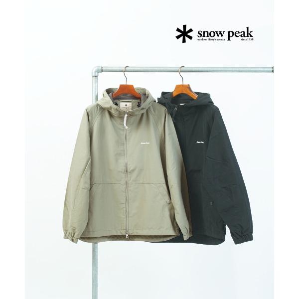 スノーピーク Light Mountain Cloth Zip Up Parka Snow Peak