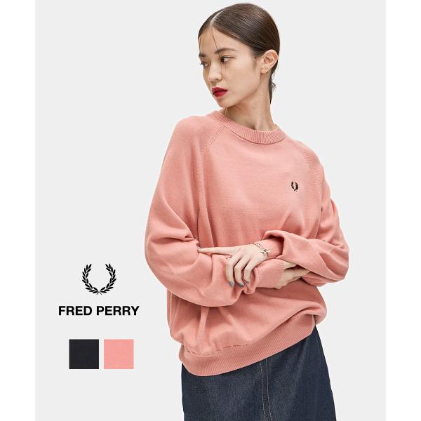 フレッドペリー Crew Neck Jumper FRED PERRY 2025秋冬新作 レディース