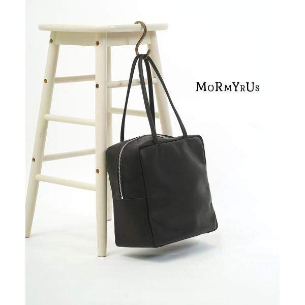 モルミルス レザー スクエア トートバッグ MORMYRUS 2025秋冬新作