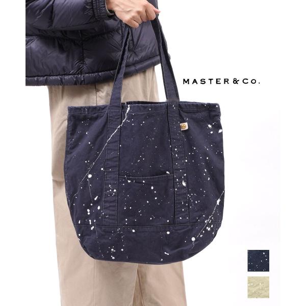 マスターアンドコー トートバッグ CHINO TOTE BAG WITH PAINT チノ