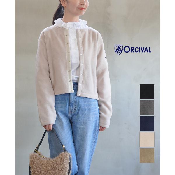 ORCIVAL オーチバル・オーシバル フリース クルーネック