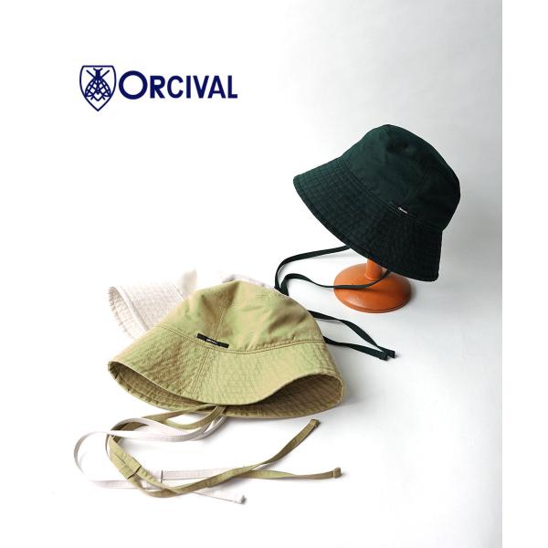 ORCIVAL オーチバル・オーシバル コットンリネン バケットハット ORCIVAL オーチバル・オーシバル コットンリネン バケットハット