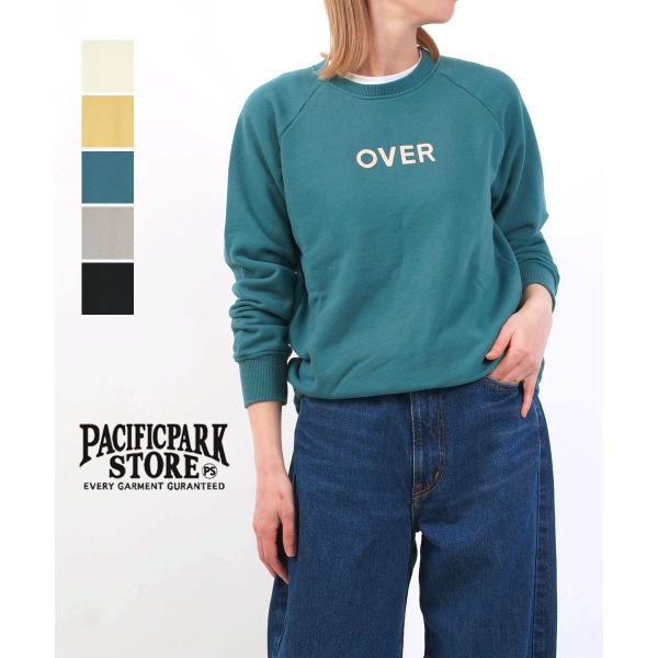 パシフィックパークストア ユースフル裏毛ラグランスリーブプルオーバー OVER PACIFICPARK STORE PPS-27309 国内正規品 220409 パシフィックパークストア ユースフル裏毛ラグランスリーブプル