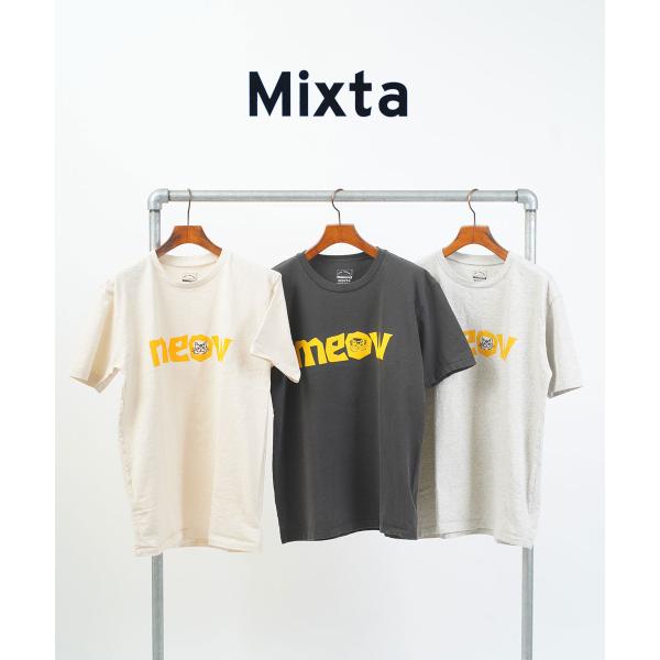 ミクスタ MEOW SS CREWNECK T-SHIRTS Mixta レディース メンズ 国内