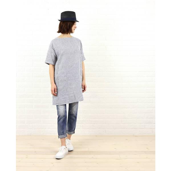 オーチバル オーシバル Orcivalリネンクロス 半袖 ボートネック チュニック ワンピース Rc 3514lnp Jp Etre Par Bleu Comme Bleu 通販 Paypayモール