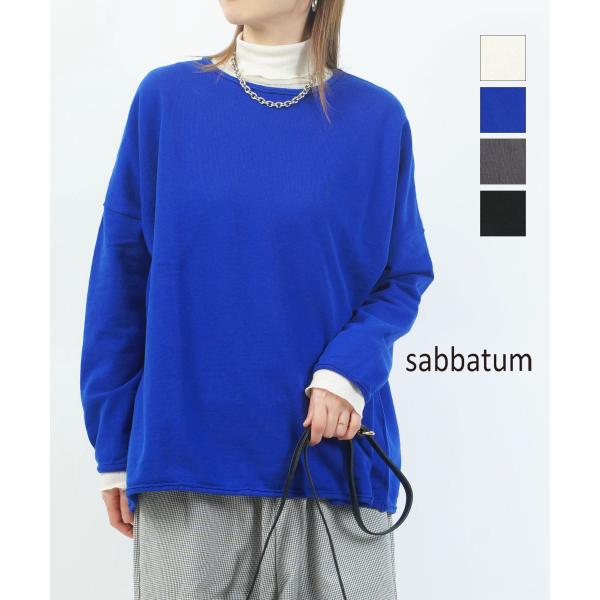 サバタム カットオフプルオーバー Sabbatum 2025秋冬新作 レディース