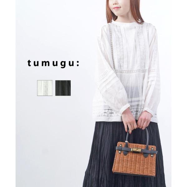 tumugu カディコットン2wayブラウス etre_tb24117