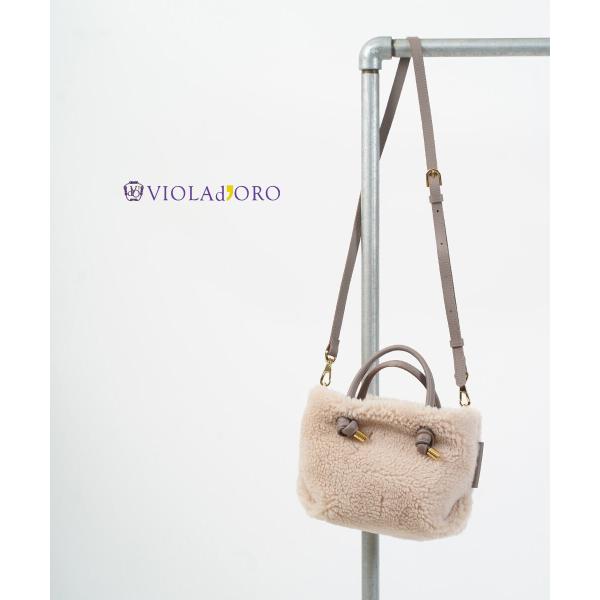 VIOLAd'ORO（ヴィオラドーロ） ELMO エルモ エコムートン2WAYトート