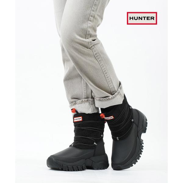 HUNTER（ハンター） スノーブーツ ショートブーツ W WANDERER SHORT