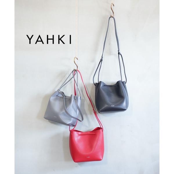 ヤーキ SHRINK SOFT W FACE CROSSBODY BAG YAHKI 2025秋冬新作
