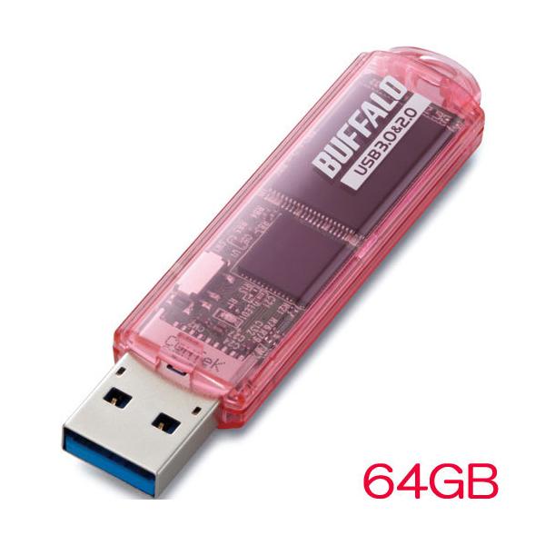 USB������ �o�b�t�@���[ RUF3-C64GA-PK [USB3.0�������[ �X�^���_�[�h���f�� 64GB �s���N]