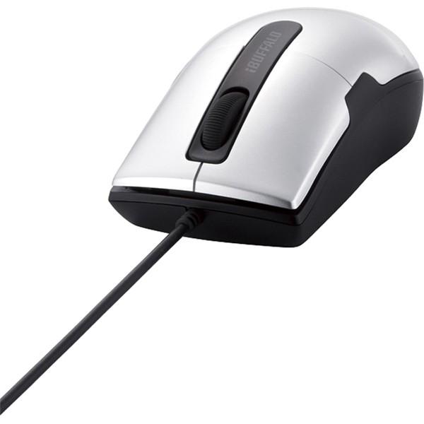 �L��BlueLED�}�E�X �o�b�t�@���[�R�N���T�v���C iBUFFALO BSMBU26SSSV [�L��BlueLED�}�E�X �É�/3�{�^�� S�T�C�Y �V���o�[]