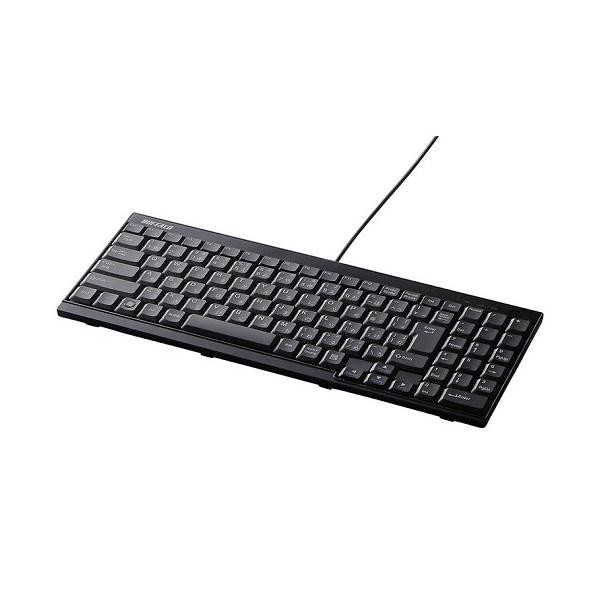 �L�[�{�[�h PC �o�b�t�@���[�R�N���T�v���C iBUFFALO BSKBU14BK [USB�ڑ� �L���X�����L�[�{�[�h �u���b�N]