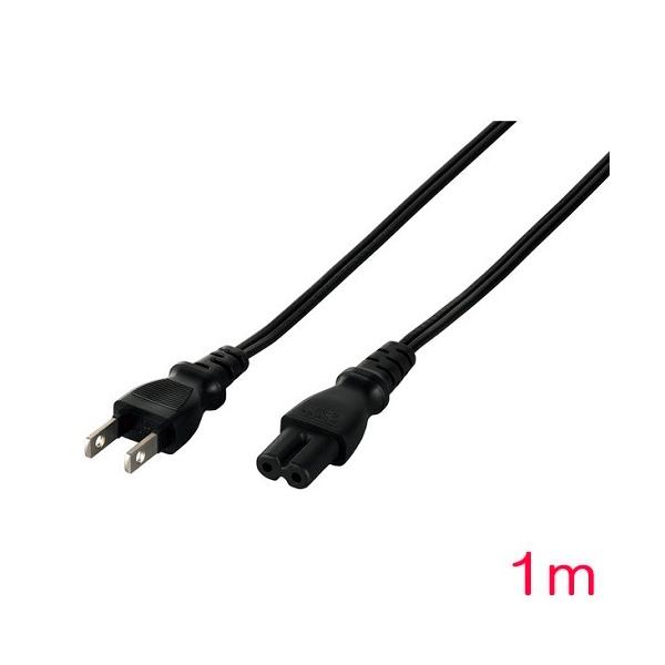他サイト： 電源ケーブル バッファローコクヨサプライ iBUFFALO BSACC0510BKA [電源ケーブル 2Pメス/2Pオス 1m ブラック]の商品画像