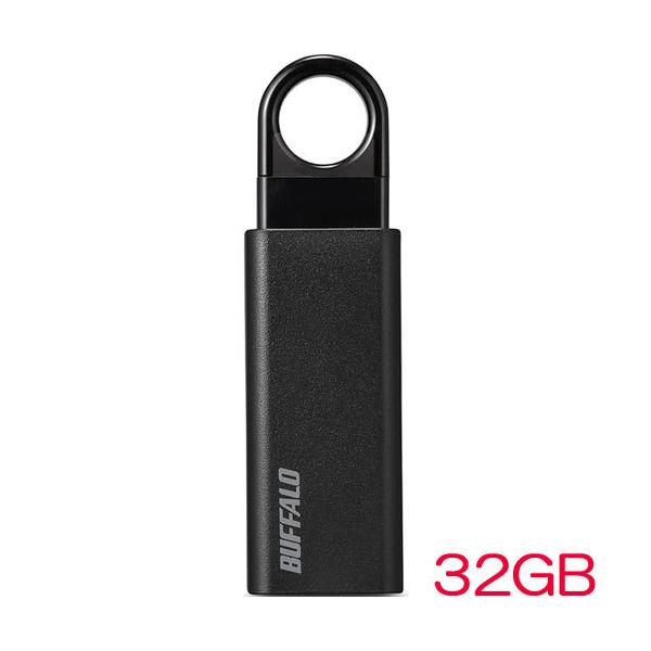 USB obt@[ RUF3-KS32GA-BK [mbNXCh USB3.1(Gen1)[ 32GB ubN]