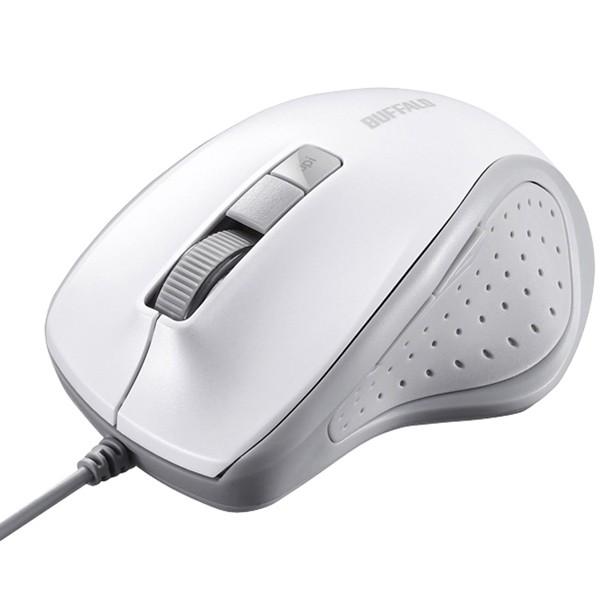 �L��BlueLED�}�E�X �o�b�t�@���[�R�N���T�v���C BSMBU300WH [�L��BlueLED�}�E�X �É�/5�{�^�� �z���C�g]