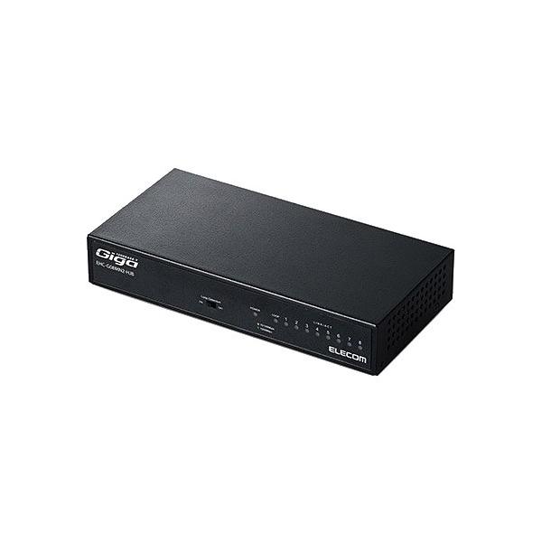 ELECOM（エレコム） スイッチングハブ EHC-G08MN2-HJB [Giga対応