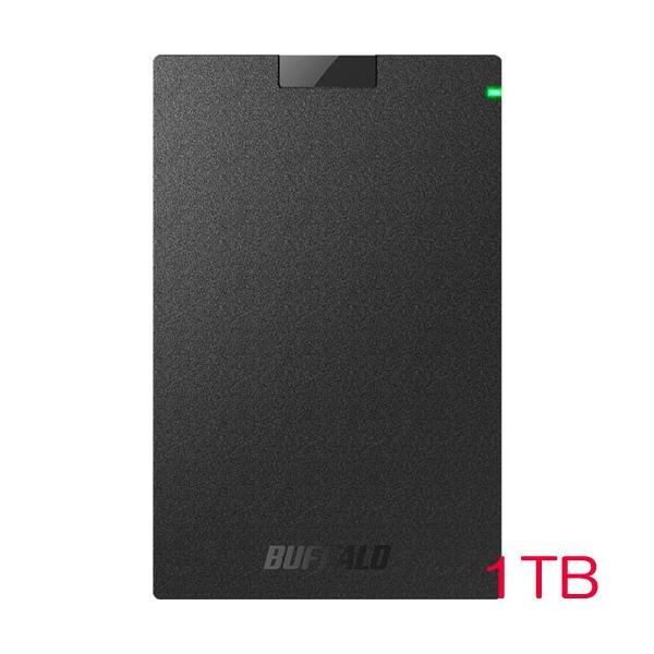 �|�[�^�u��HDD �o�b�t�@���[ MiniStation HD-PCG1.0U3-BBA [USB3.1(Gen.1)�Ή� �|�[�^�u��HDD �u���b�N 1TB]