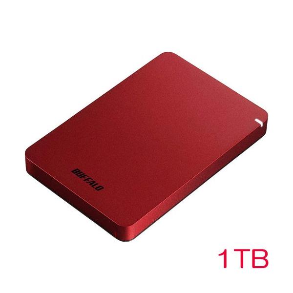 �|�[�^�u��HDD �o�b�t�@���[ HD-PGF1.0U3-RDA [USB3.1(Gen1) �ϏՌ��|�[�^�u��HDD 1TB ���b�h]