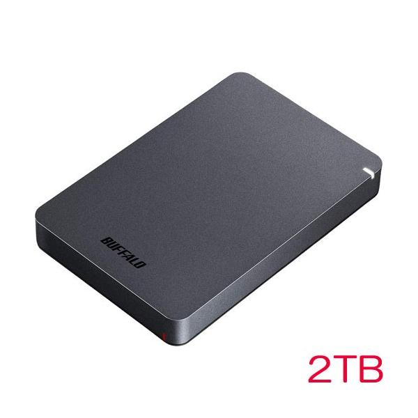 �|�[�^�u��HDD �o�b�t�@���[ HD-PGF2.0U3-BBKA [USB3.1(Gen1) �ϏՌ��|�[�^�u��HDD 2TB �u���b�N]