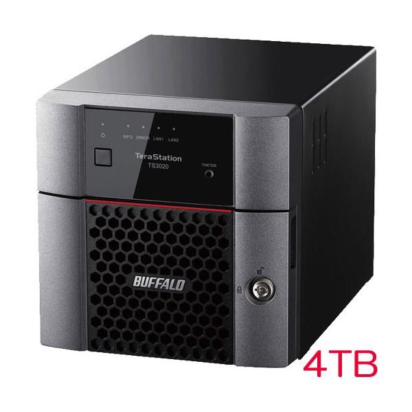 BUFFALO（バッファロー） NAS TS3220DN0402 [TS3220DNシリーズ 2ベイ
