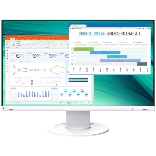 tfBXvC  iiIiEIZOj FlexScan EV2460-WT [23.8^J[tj^[ EV2460 zCg]