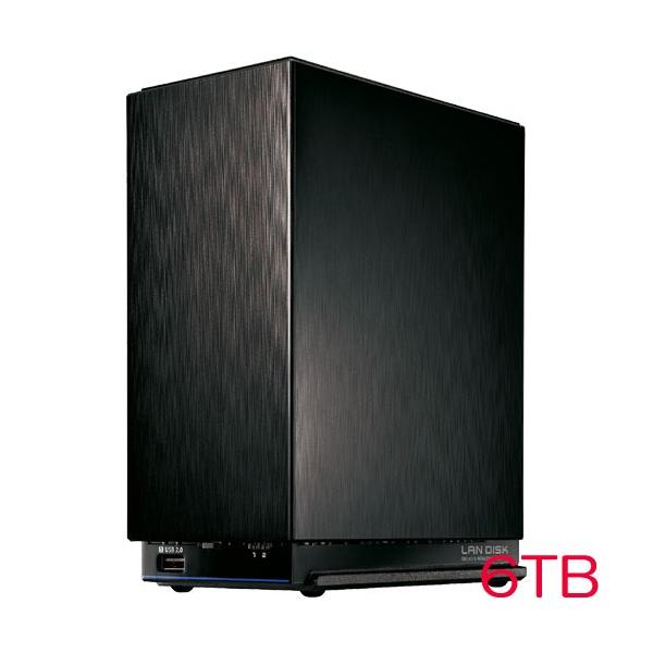 NAS アイオーデータ HDL2-AAXW HDL2-AAX6W [2.5GbE対応法人向け2ドライブBOXタイプNAS 6TB]