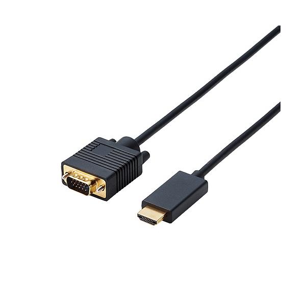 �f�B�X�v���C�P�[�u�� �G���R�� CAC-HDMIVGA20BK [�ϊ��P�[�u��/HDMI-VGA/2m/�u���b�N]