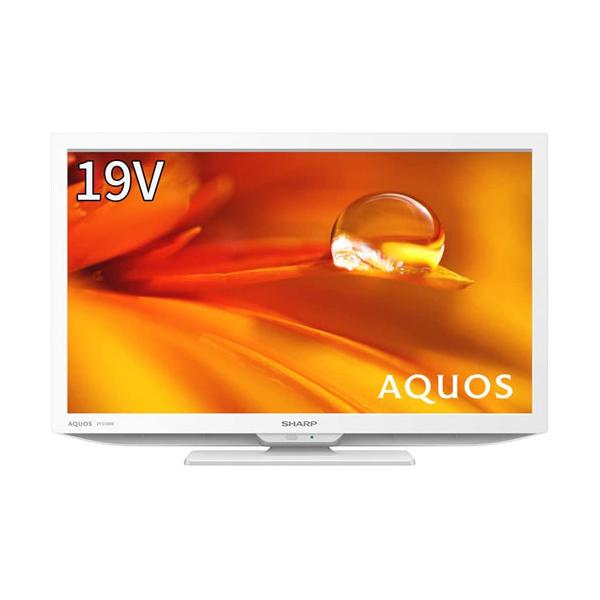 SHARP（シャープ） 液晶テレビ AQUOS(アクオス) 2T-C19DE-W [19V型