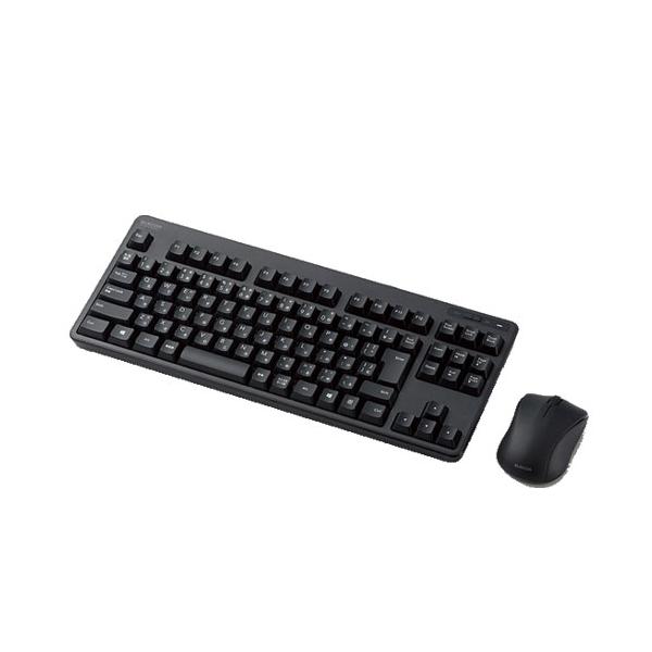 elecom キーボード&マウス　セット販売 ELECOM（エレコム） キーボード・マウスセット TK-FDM105MBK [無線