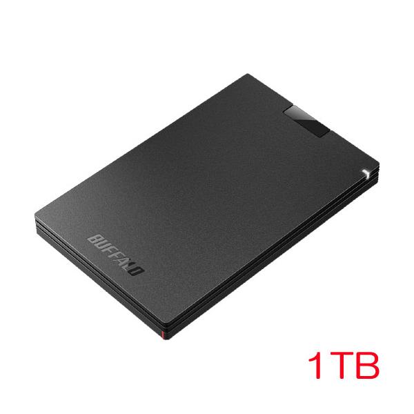 BUFFALO（バッファロー） ポータブルSSD SSD-PGC1.0U3-BC [USB3.2