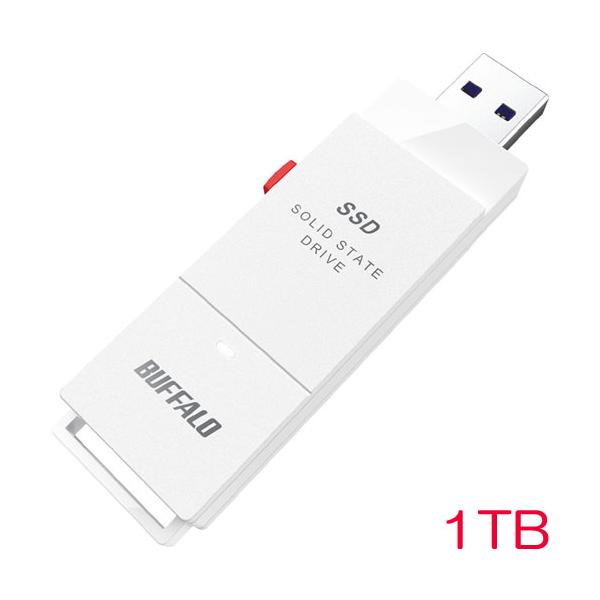 BUFFALO（バッファロー） ポータブルSSD SSD-SCT1.0U3-WA [USB3.2(Gen2