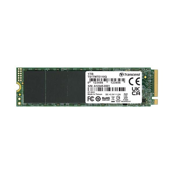 未使用品　Transcend PCIe SSD 110Q 1TB　メモリ RAM Transcend（トランセンド） SSD TS1TMTE110Q [1TB PCIe SSD 110Q M.2