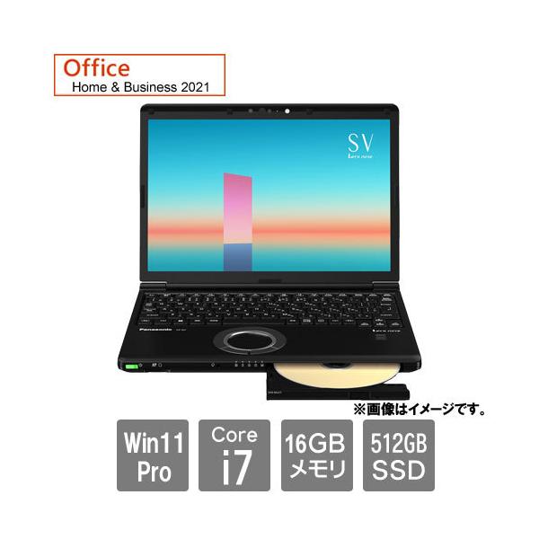 【美品】Panasonic レッツノート SV2 CF-SV2DDUCR ノートパソコン レッツノート SVシリーズ ブラック CF-SV2DDUCR [12.1