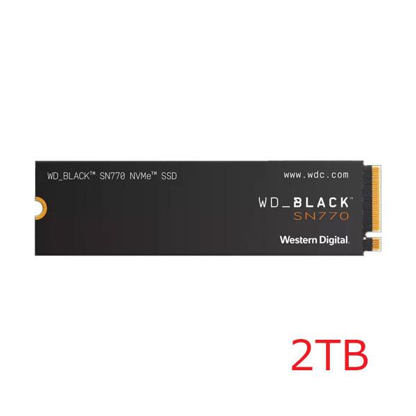 WD Black SSD ウエスタンデジタル WDS200T3X0E [WD_BLACK SN770 NVMe