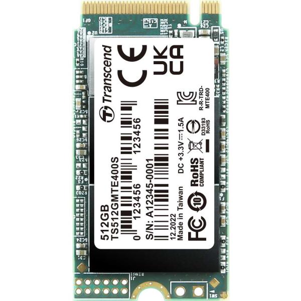 Transcend（トランセンド） SSD TS512GMTE400S [512GB PCIe SSD 400S M