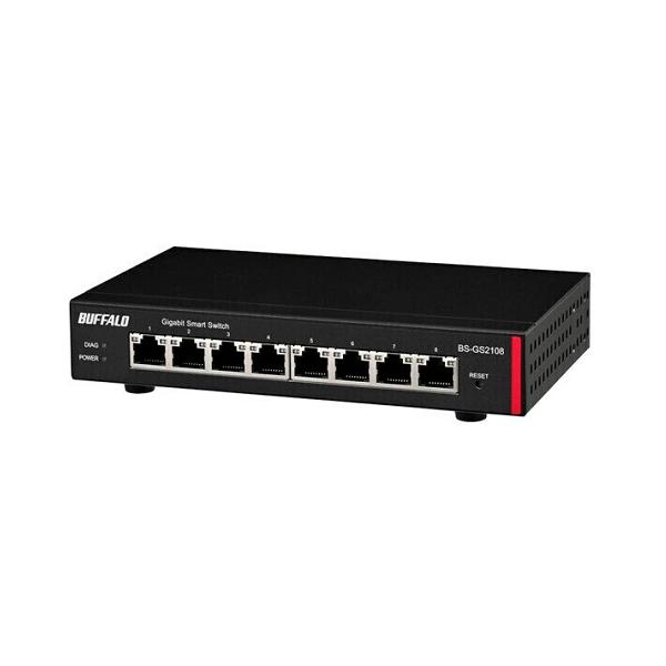 BUFFALO（バッファロー） スイッチングハブ BS-GS2108 [法人向け