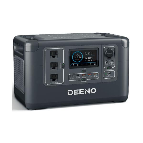 ポータブル電源 DEENO PS151032 [X1500 1036Wh リン酸鉄リチウムイオン