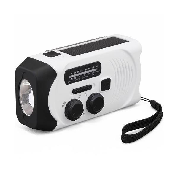 他サイト： 防災ラジオ アイリスオーヤマ JTL-29 [手回し充電ラジオライト ホワイト]の商品画像