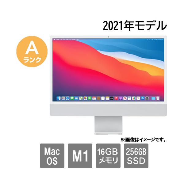 ●商品状態：中古 Aランク●モデル名：iMac (24 インチ, M1, 2021)●カラー(仕上げ)：シルバー●搭載OS：Sonoma 14.7.2●CPU：Apple M1チップ 8コアCPU 7コアGPU●ディスプレイ：24インチ4....