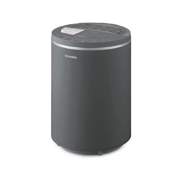 加湿器 アイリスオーヤマ AHM-MHU60A-H [スチーム式加湿器 600ml グレー]