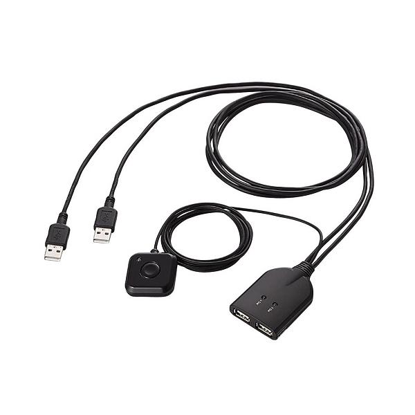 ELECOM（エレコム） キーボード・マウス用パソコン切替器 KM-A22BBK