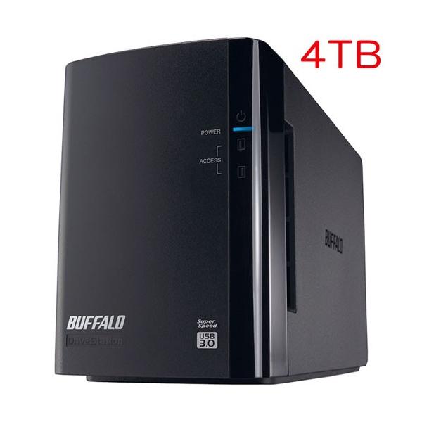 外付HDD バッファロー HD-WL4TU3/R1J [ミラーリング機能 USB3.0用 外付HDD 2ドライブ 4TB]